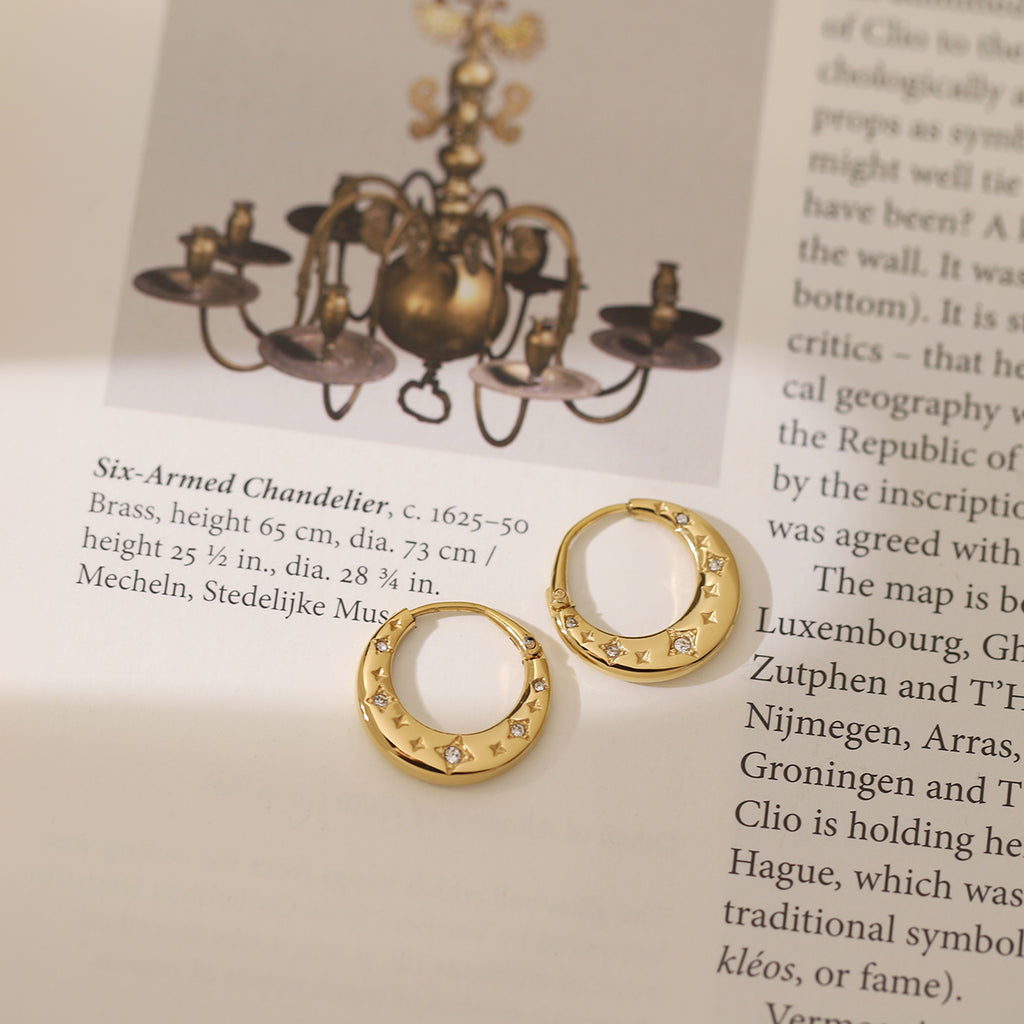 Starlight Hoop Earrings
