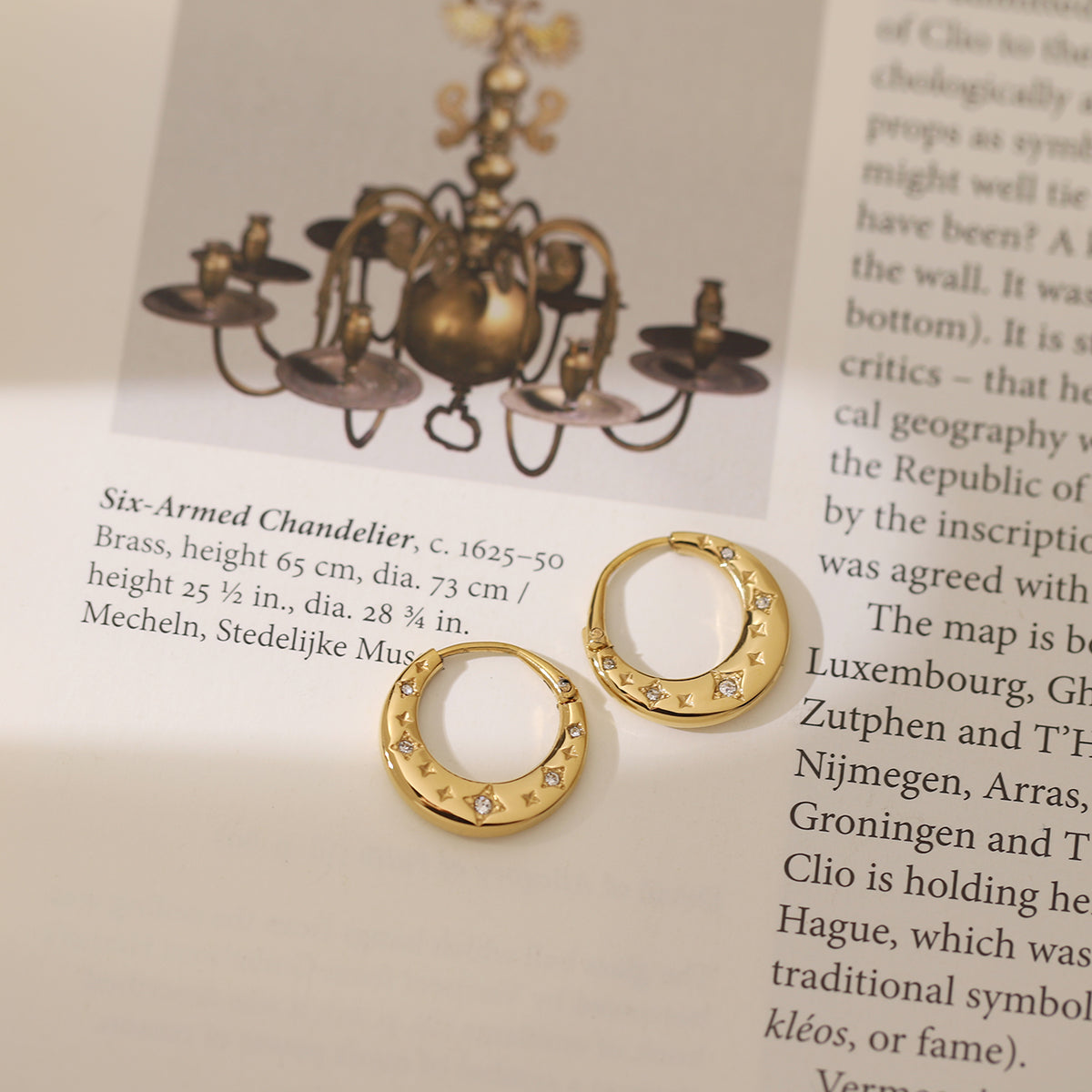 Starlight Hoop Earrings