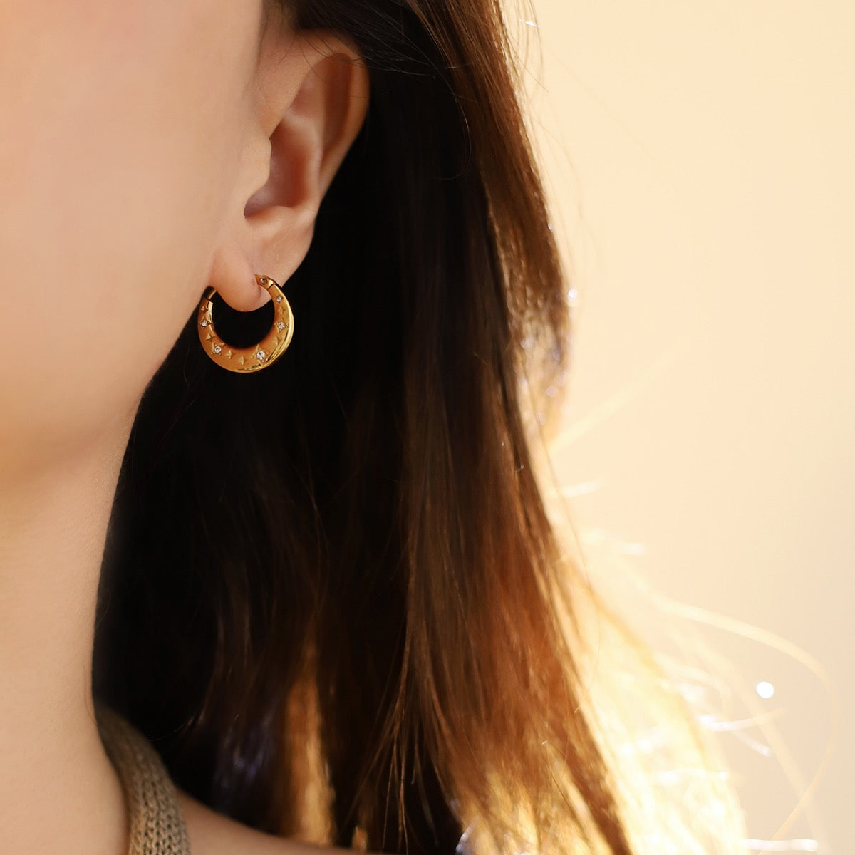 Starlight Hoop Earrings