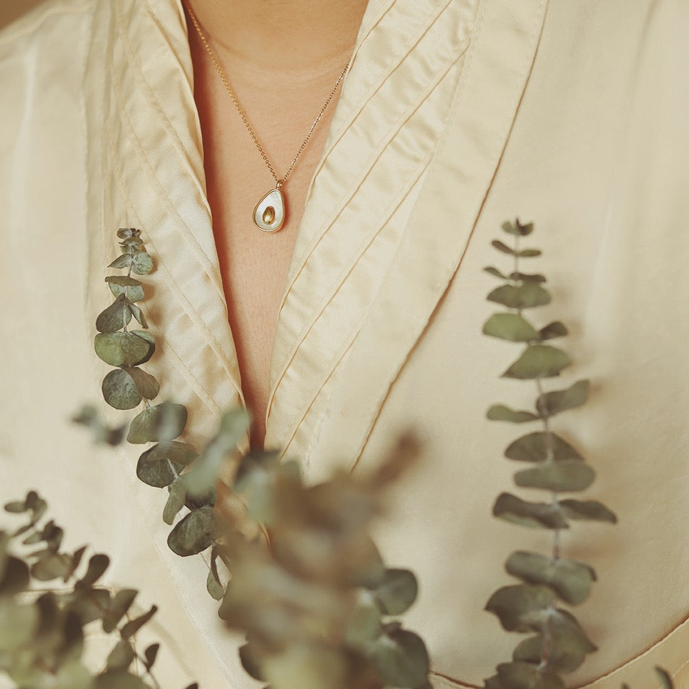 Golden Avocado Necklace