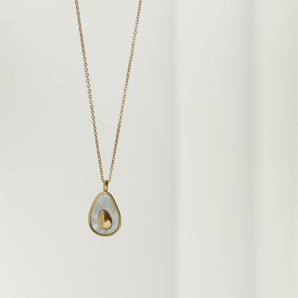 Golden Avocado Necklace