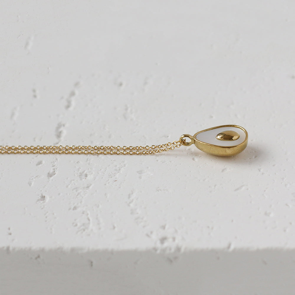 Golden Avocado Necklace